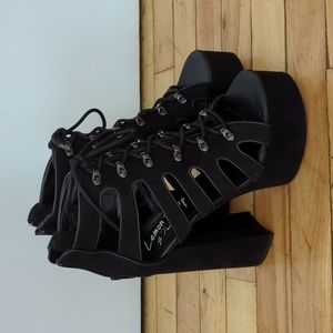 Lemon Drop by Privilege platform heels